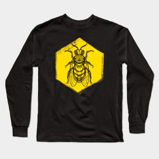 Vintage bee design Long Sleeve T-Shirt